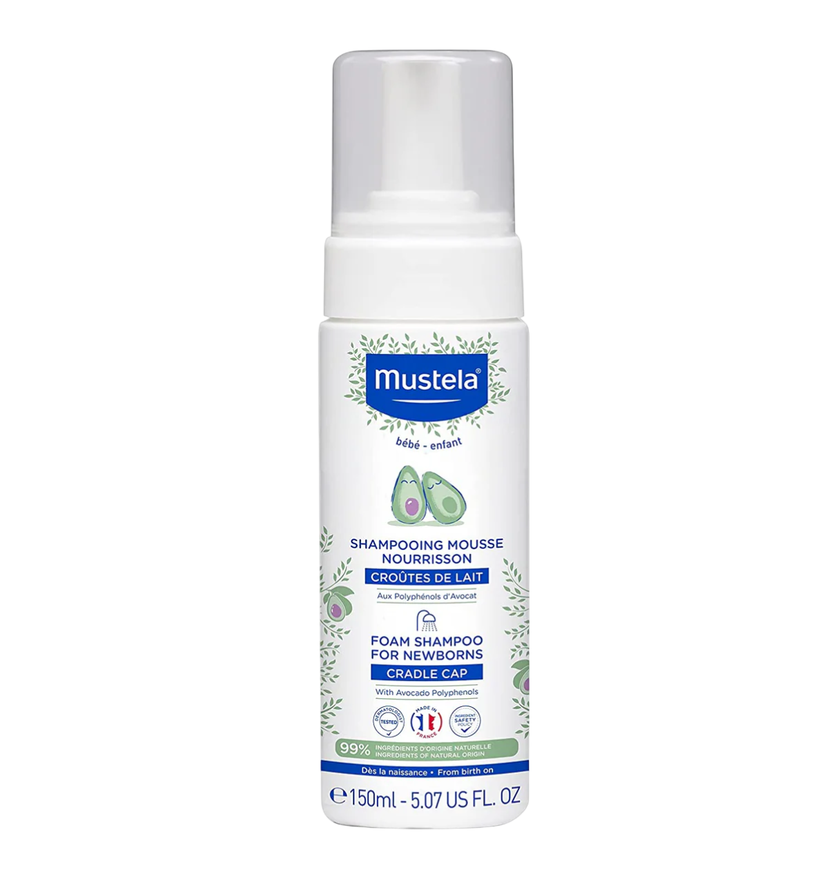 Mustela Mustela, Mustela, Avocado, Haarshampoo, Reinigung, 150 ml Regular