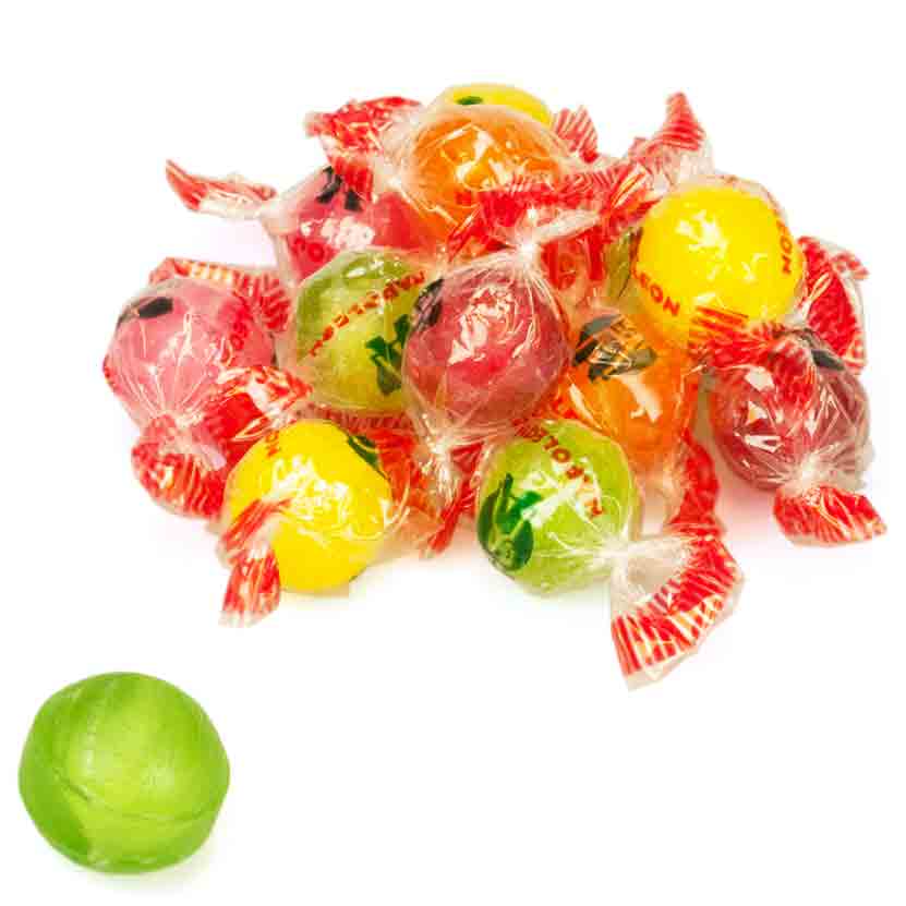 Napoleon Tropical Bonbons 1kg Fruchtmix mit Brausefüllung – Detailansicht