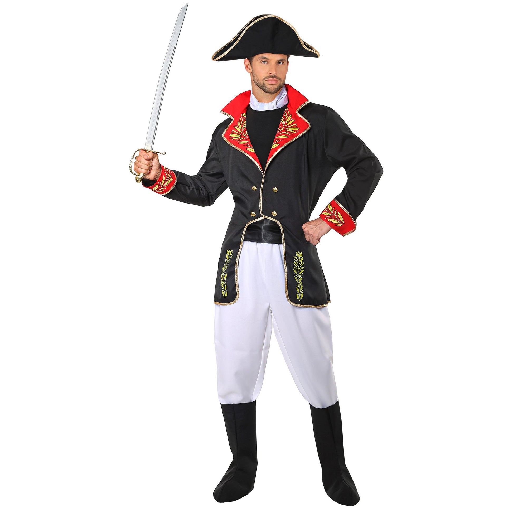 "NAPOLEON" (Jacke, Hose, Stiefelüberzieher, Hut) – Detailansicht