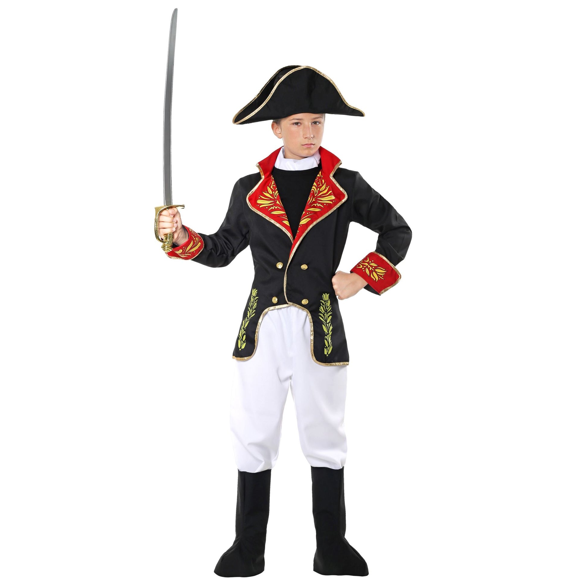 "NAPOLEON" (Jacke, Hose, Stiefelüberzieher, Hut) – Detailansicht