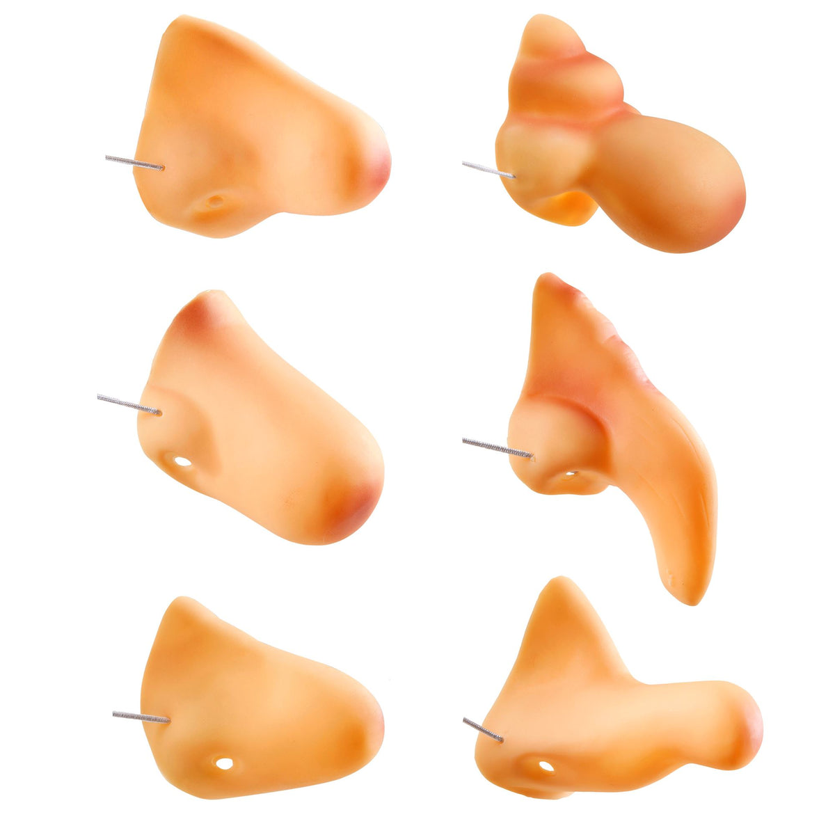 "NASE" in 6 Modellen sort – Vorderansicht