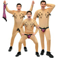 "NASTY STRIPPER" (Overall, Unterhose) – Vorderansicht