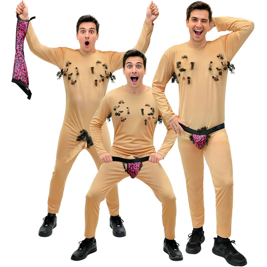"NASTY STRIPPER" (Overall, Unterhose) – Vorderansicht