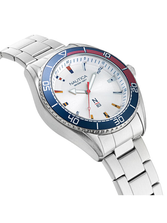 NAUTICA NAPFWS005 Analoguhr Armbanduhr 44 mm ansicht-2