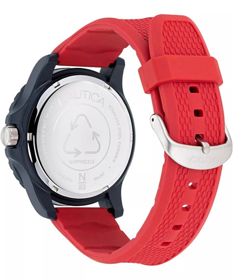NAUTICA NAPFWS303 Analoguhr Armbanduhr 45 mm ansicht-3