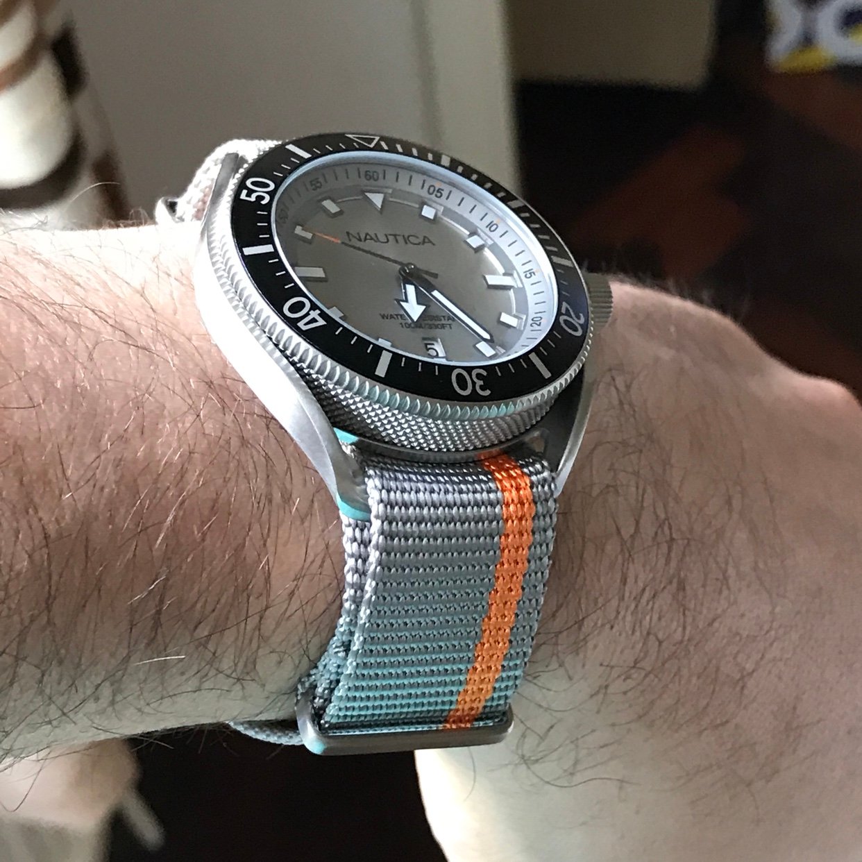 NAUTICA NAPPRF003 Analoguhr Armbanduhr 45 mm ansicht-5