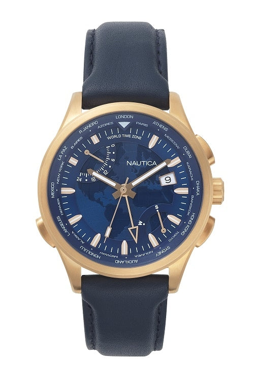 NAUTICA NAPSHG002 Date - Case: 44 mm - Armbanduhr 44 mm Gold