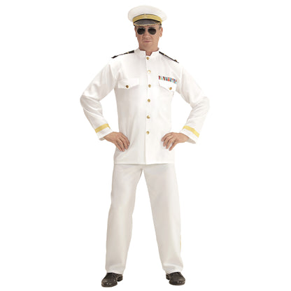 "NAVY CAPTAIN" (Jacke, Hose, Mütze) – Vorderansicht