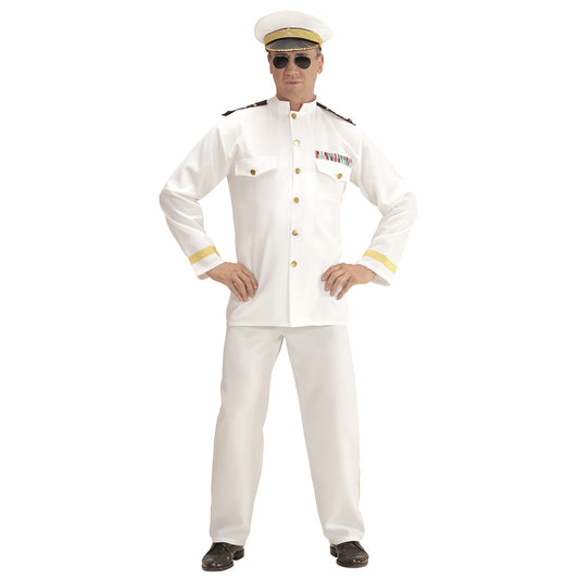"NAVY CAPTAIN" (Jacke, Hose, Mütze) – Vorderansicht