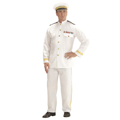 "NAVY CAPTAIN" (Jacke, Hose, Mütze) – Detailansicht