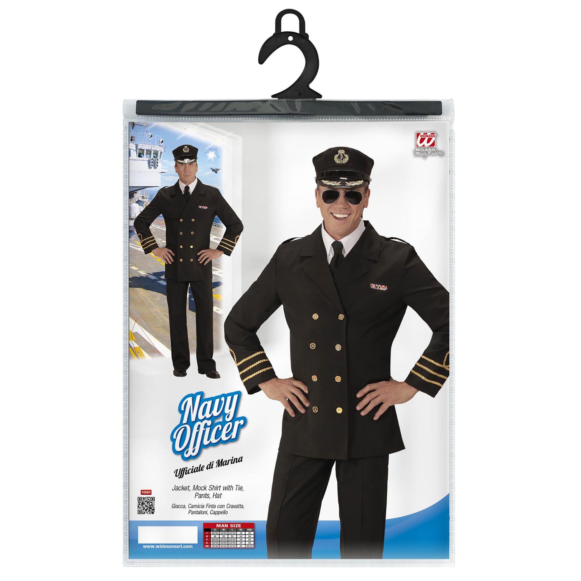 "NAVY OFFICER" (Jacke, Kragen, Hose, Mütze) – Ansicht 4