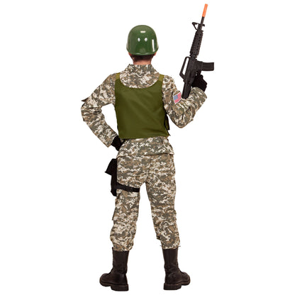 "NAVY SEAL" (Oberteil, Weste, Hose, Gürtel, Tasche, Helm) – Ansicht 4