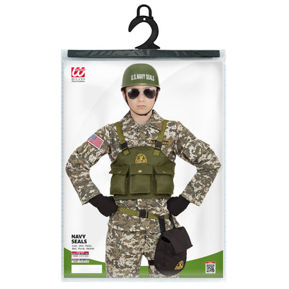 "NAVY SEAL" (Oberteil, Weste, Hose, Gürtel, Tasche, Helm) – Ansicht 5