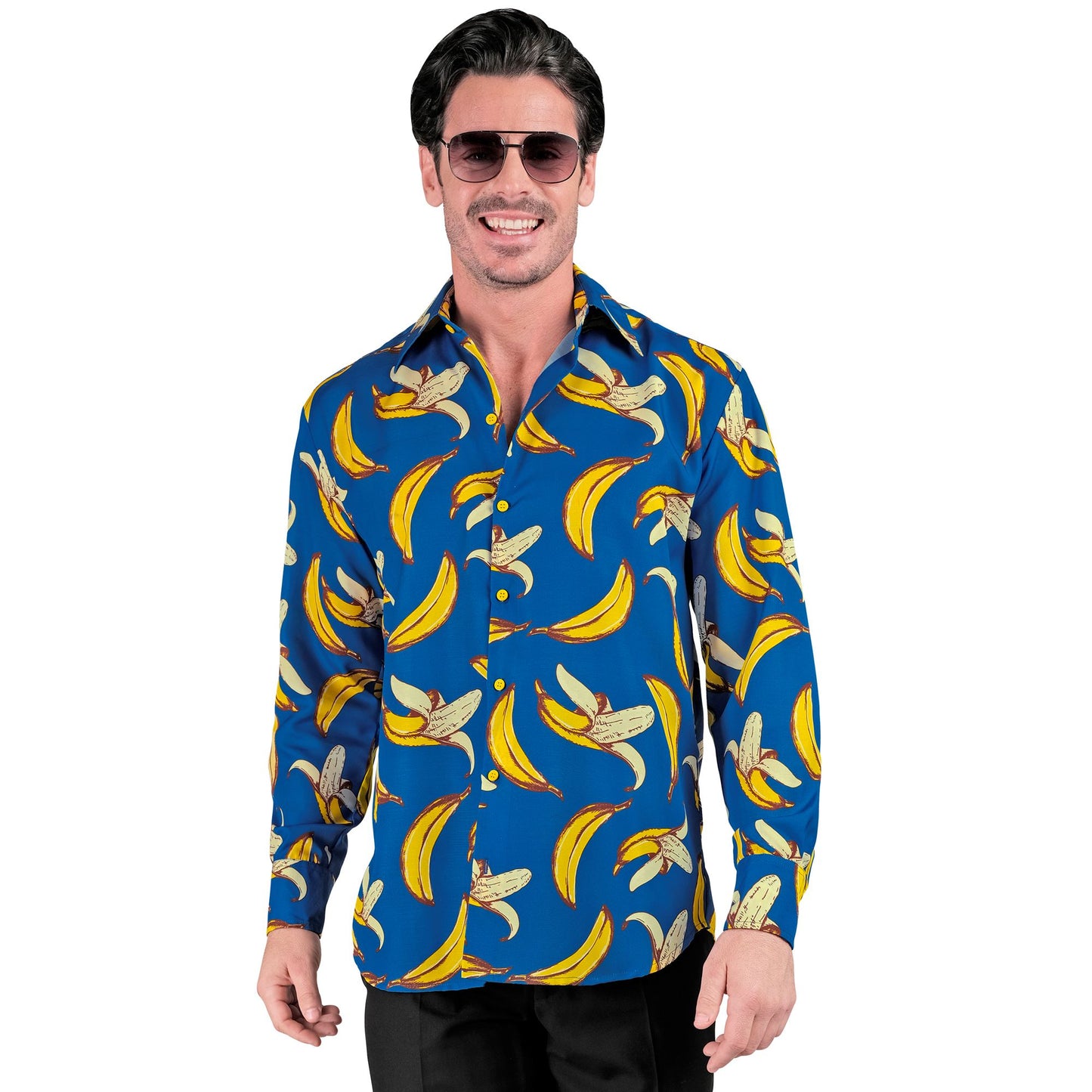 "NEON BANANE PARTY FASHION HEMD" (Hemd) – Detailansicht