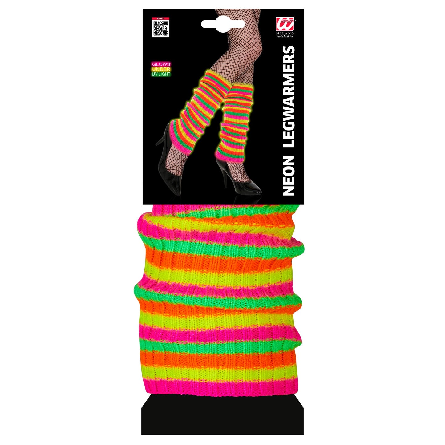 "NEON BUNTE STULPEN" – Detailansicht