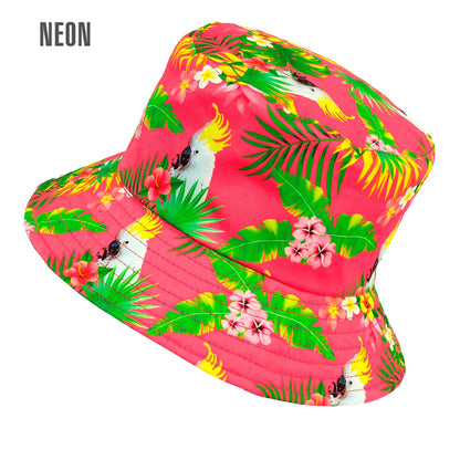 "NEON COPACABANA ANGLERHUT" – Vorderansicht