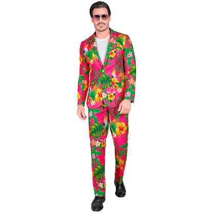 "NEON COPACABANA PARTY FASHION ANZUG" (Jackett, Hose) – Detailansicht