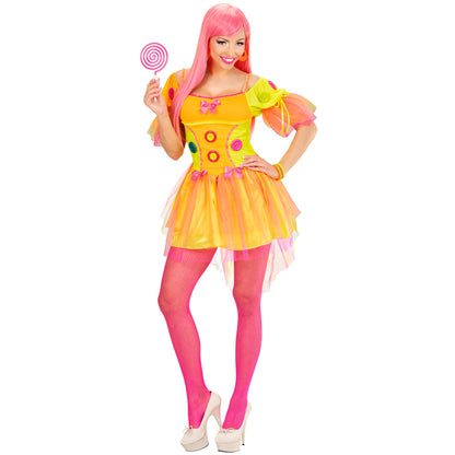 "NEON FANTASY GIRL" (Kleid) – Detailansicht