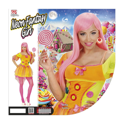 "NEON FANTASY GIRL" (Kleid) – Ansicht 4