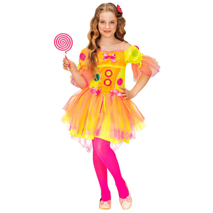 "NEON FANTASY GIRL" (Kleid) – Vorderansicht