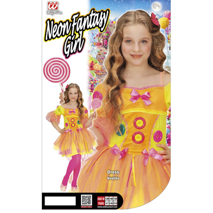 "NEON FANTASY GIRL" (Kleid) – Ansicht 3