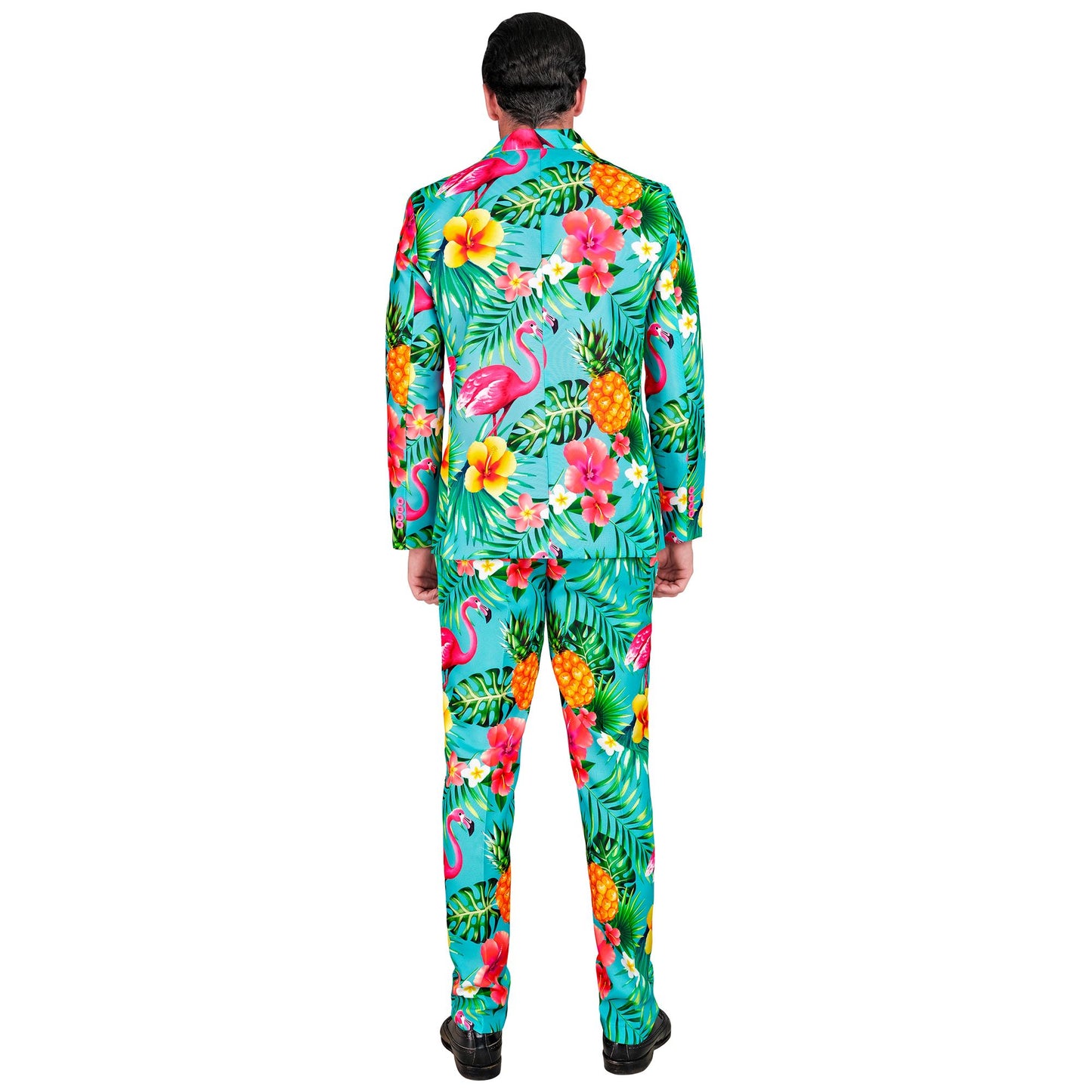 "NEON FLAMINGO PARTY FASHION ANZUG" (Jackett, Hose) – Ansicht 5