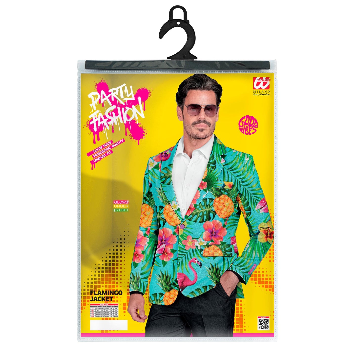 "NEON FLAMINGO PARTY FASHION JACKETT" (Jackett) – Ansicht 5