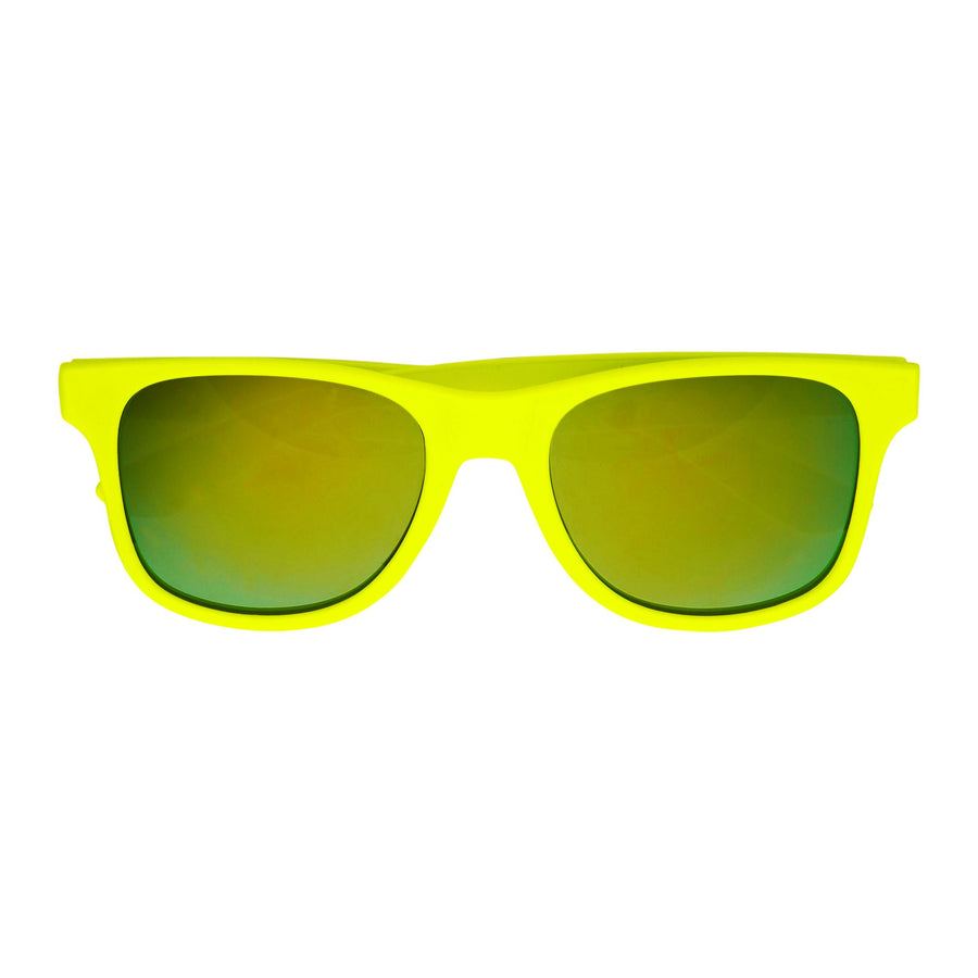 "NEON GELBE 80er JAHRE BRILLE MIT GLÄSERN REVO" – Detailansicht