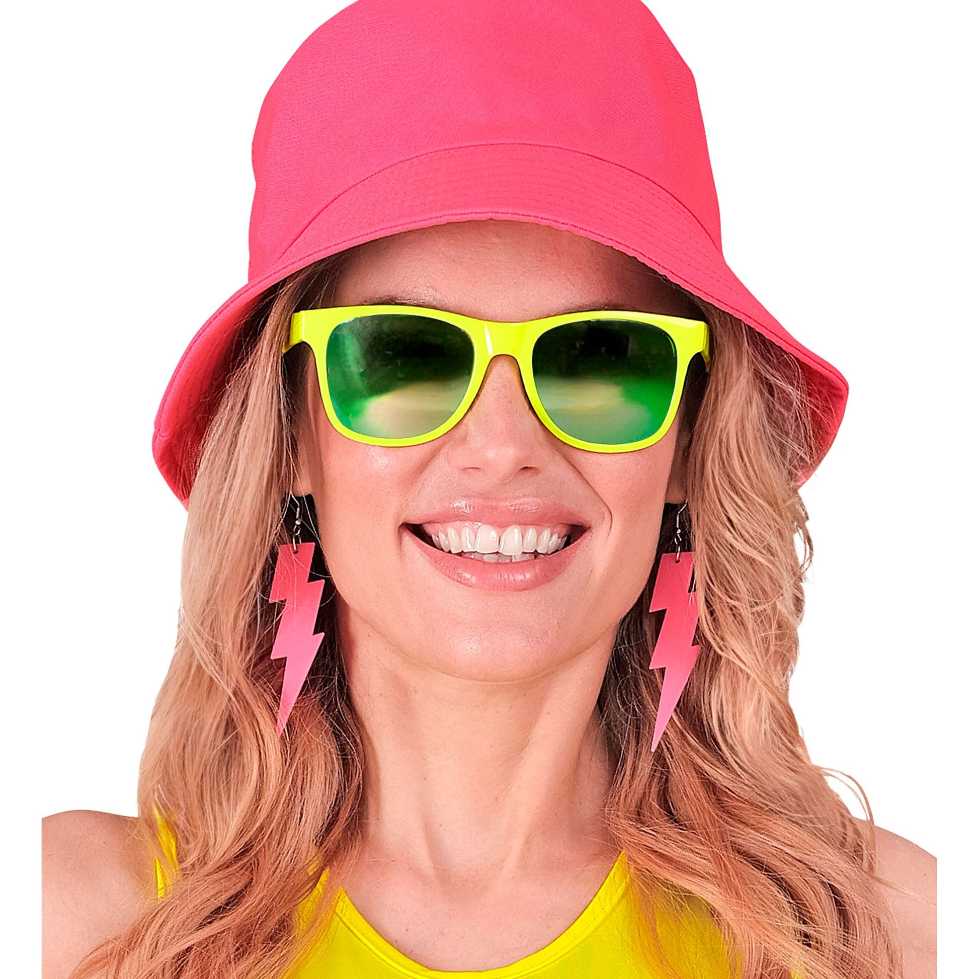"NEON GELBE 80er JAHRE BRILLE MIT GLÄSERN REVO" – Ansicht 6