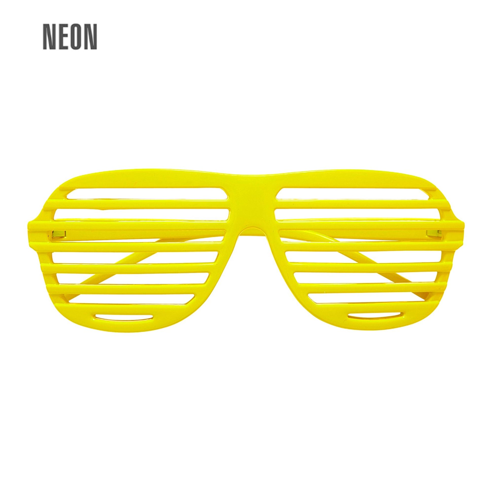 "NEON GELBE ATZENBRILLE" – Vorderansicht