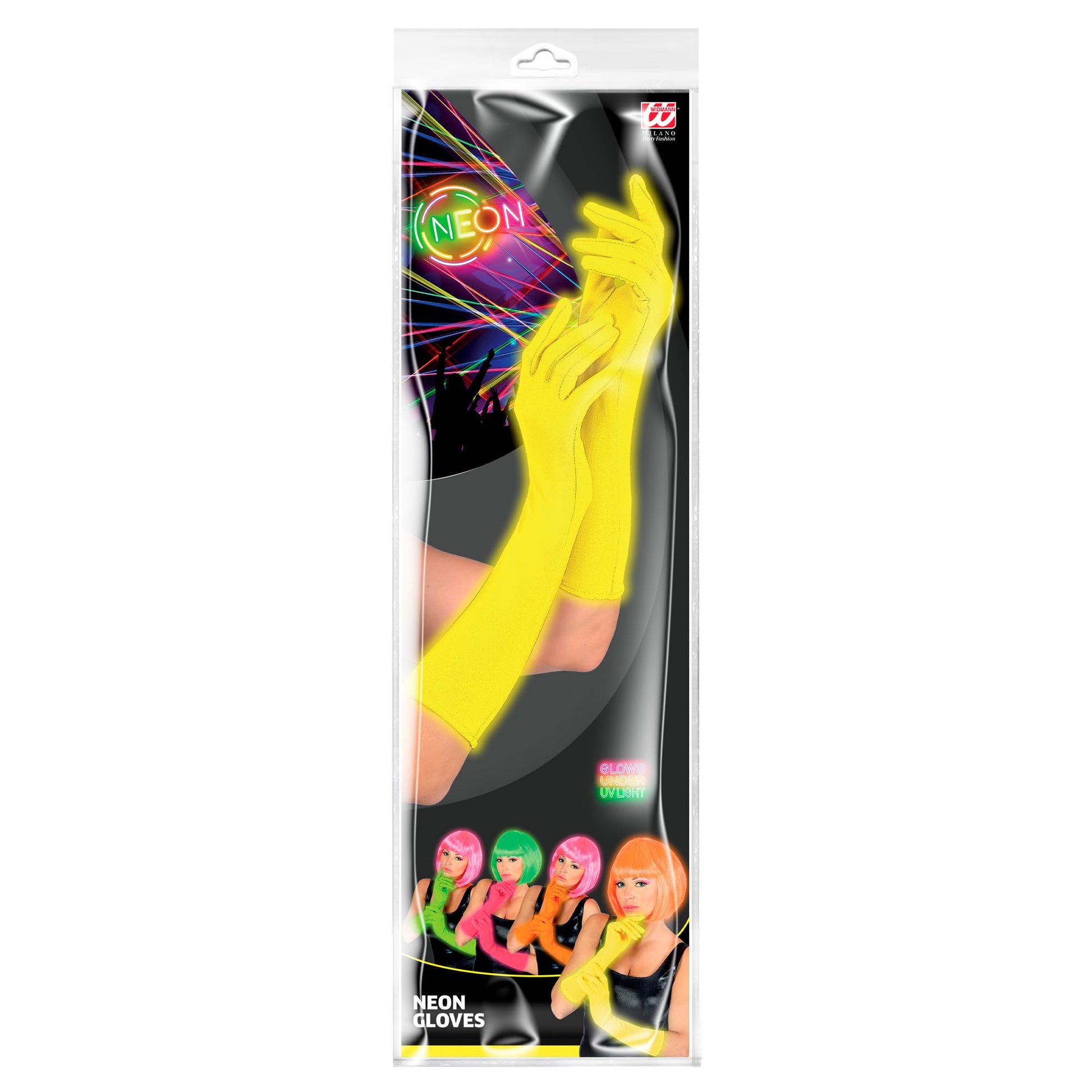 "NEON GELBE LANGE HANDSCHUHE" – Ansicht 3