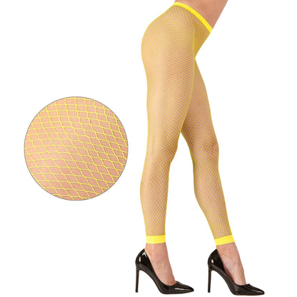 "NEON GELBE NETZ LEGGINGS" – Detailansicht