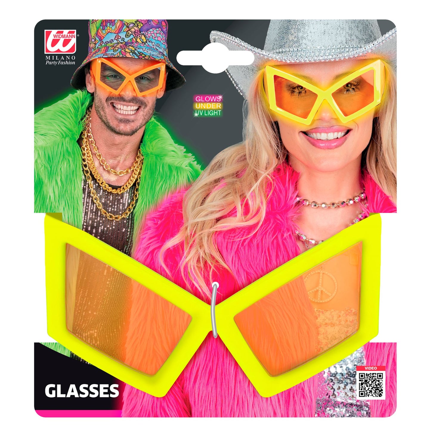 "NEON GELBE RIESENBRILLE" – Ansicht 3