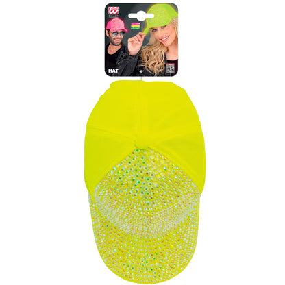 "NEON GELBE STRASS BASECAP" – Ansicht 3