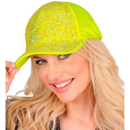 "NEON GELBE STRASS BASECAP" – Ansicht 5