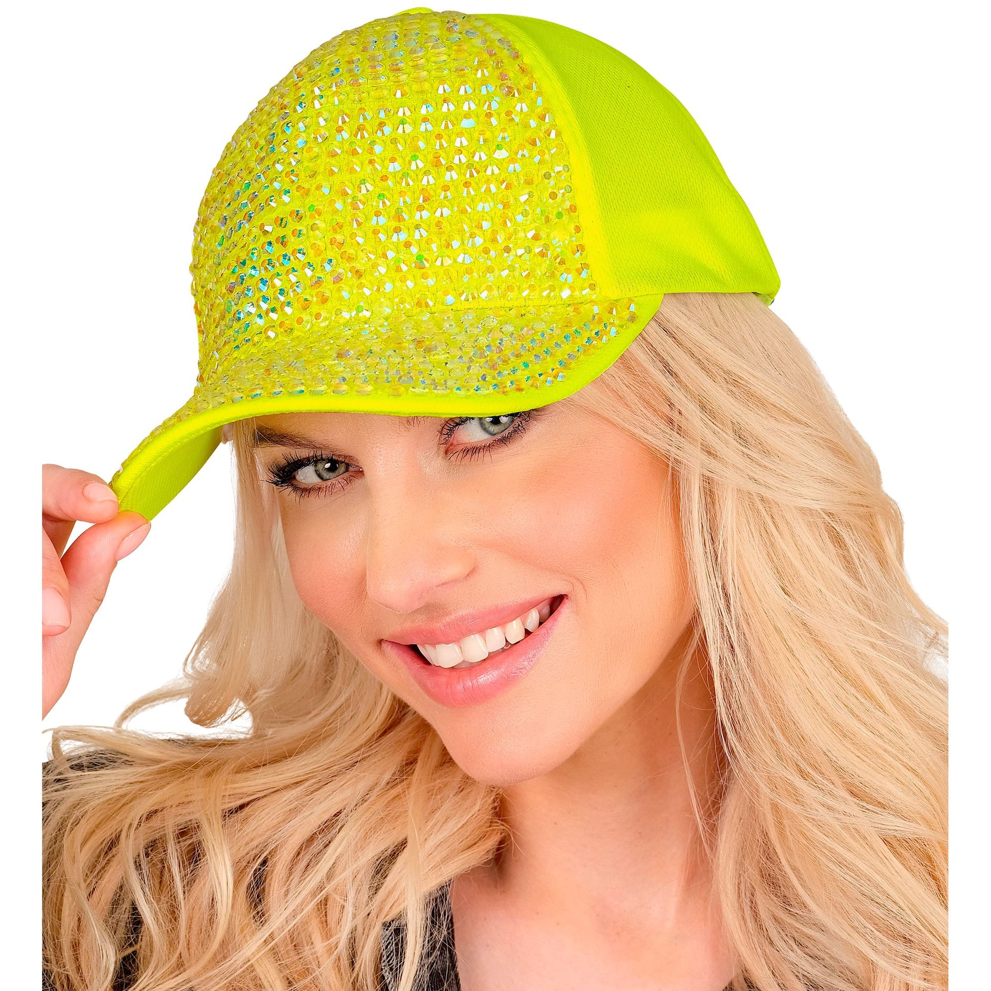 "NEON GELBE STRASS BASECAP" – Ansicht 6