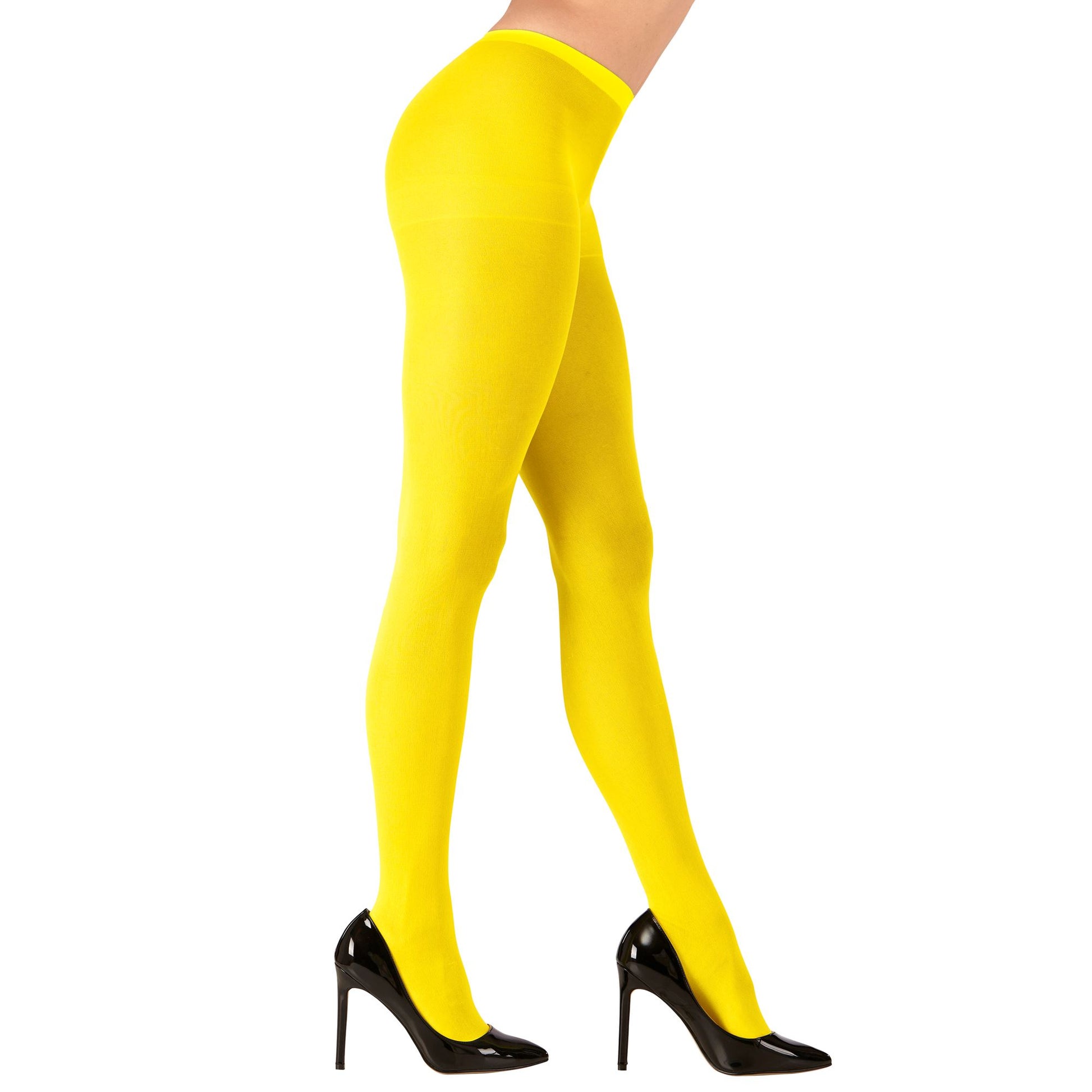 "NEON GELBE STRUMPFHOSE" 40 DEN – Ansicht 4