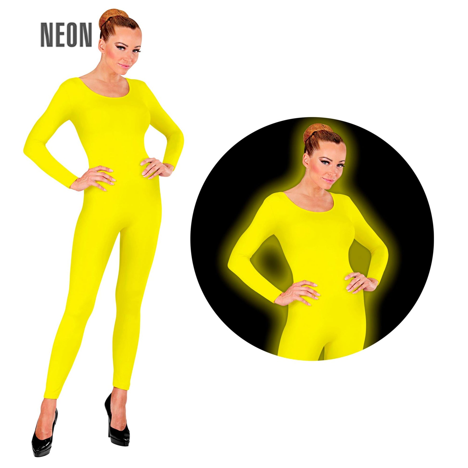 "NEON GELBER BODY" – Vorderansicht