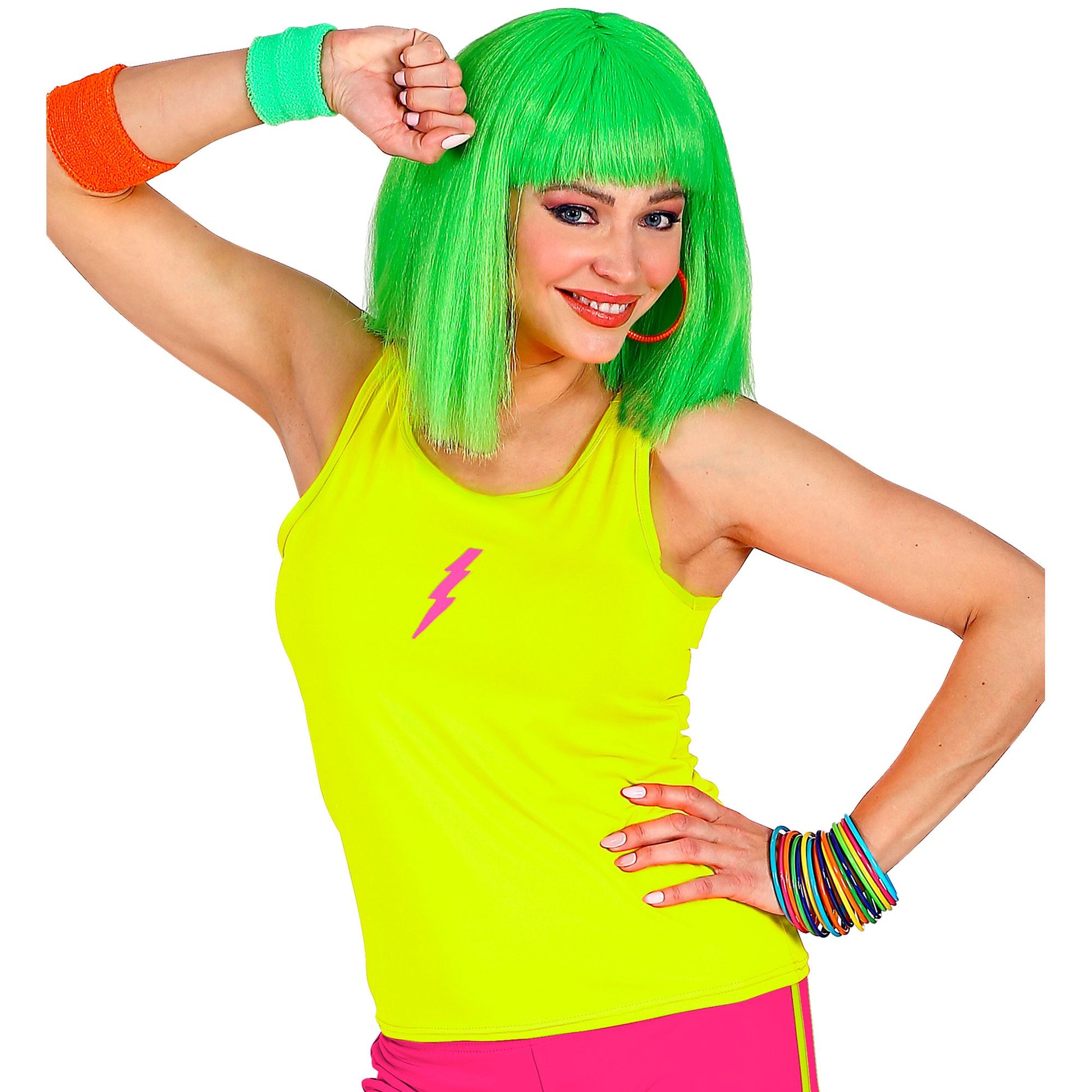 "NEON GELBES TANK TOP" – Vorderansicht