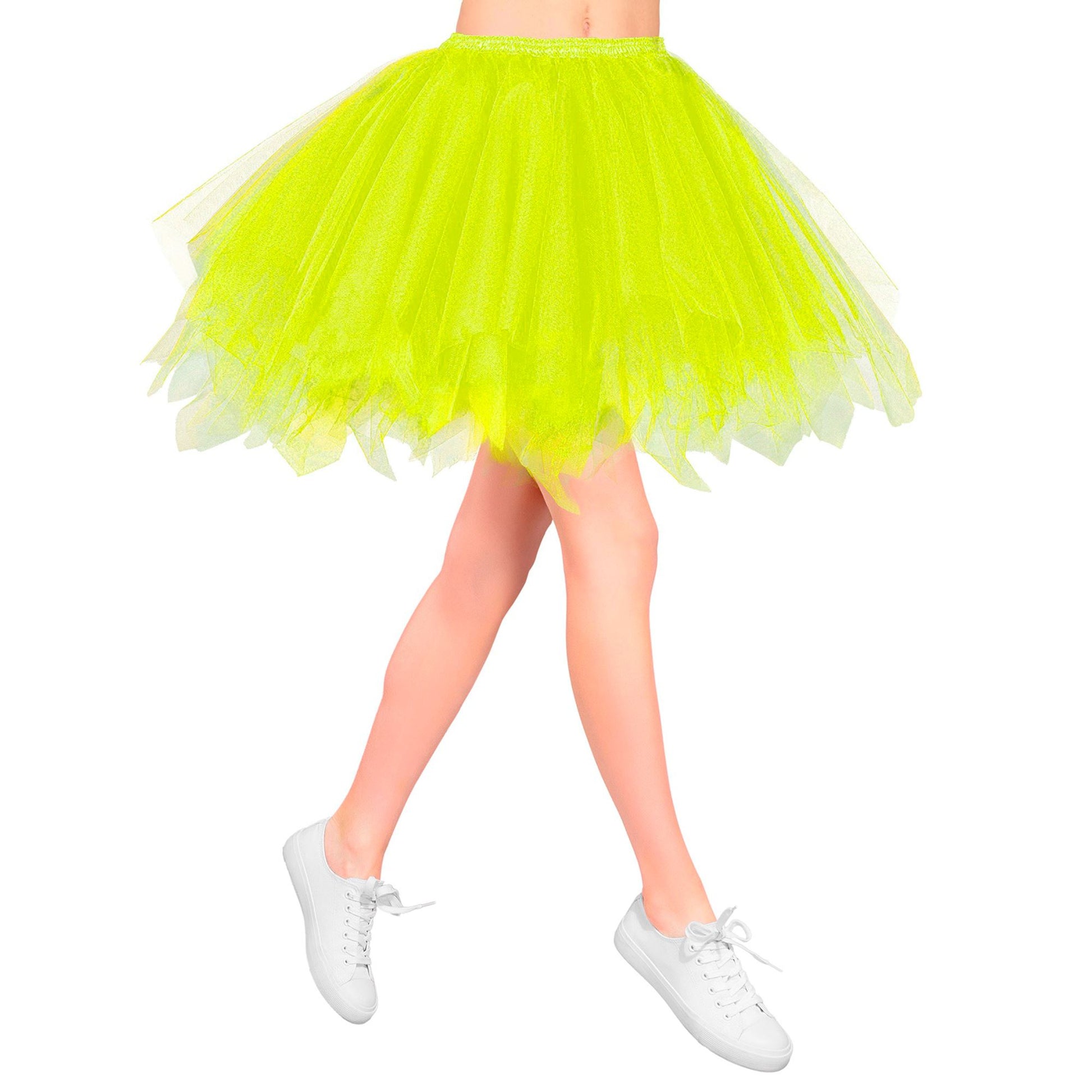 "NEON GELBES TUTU" mit Innentasche für LED-Lichter – Ansicht 3