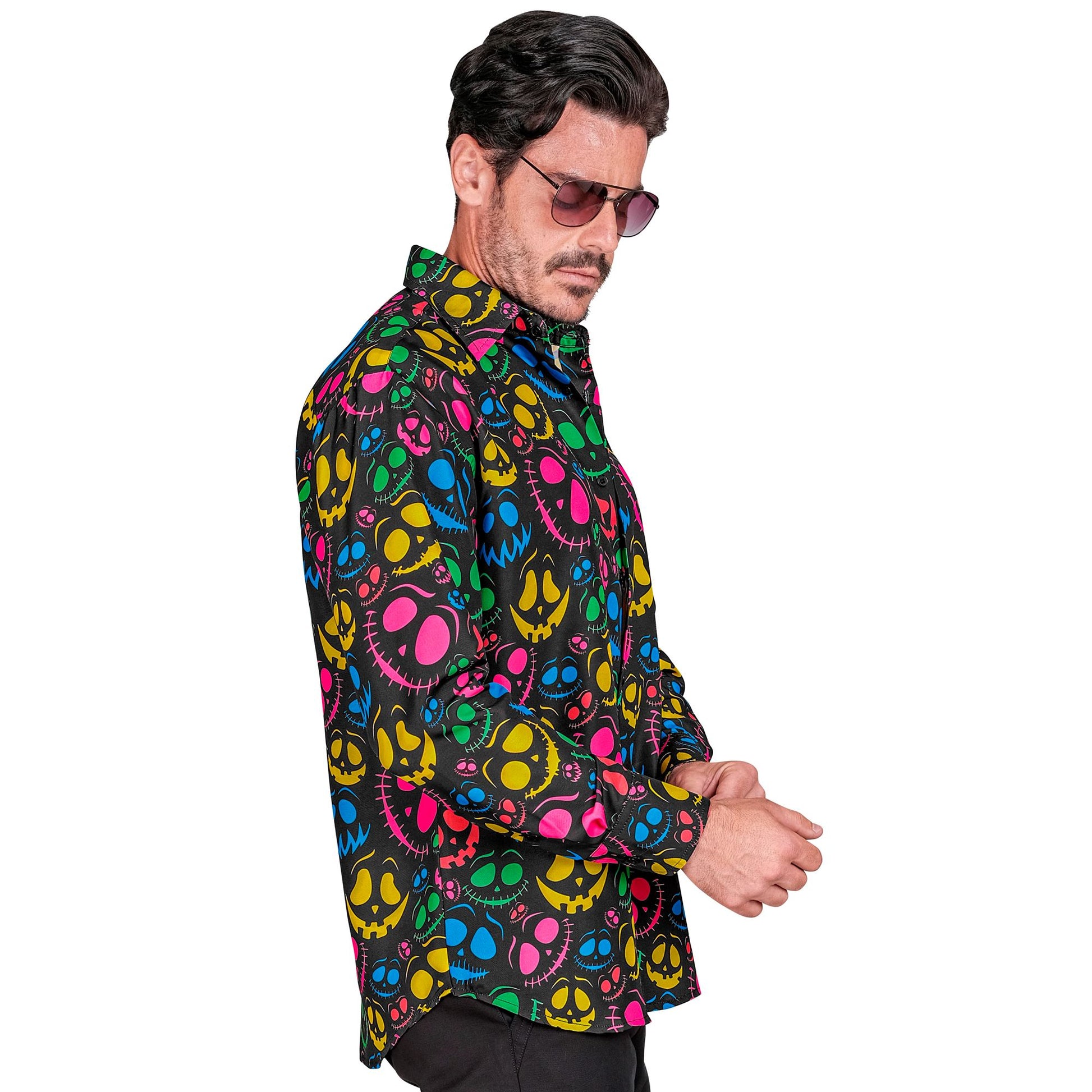 "NEON GESPENSTER PARTY FASHION HEMD" (Hemd) – Ansicht 4
