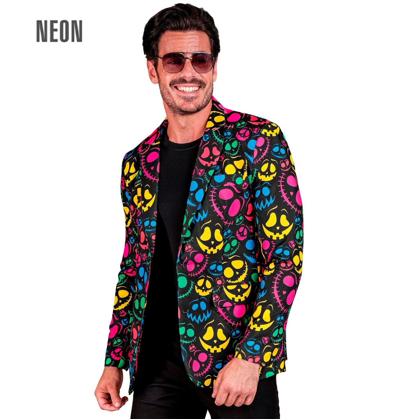 "NEON GESPENSTER PARTY FASHION JACKETT" (Jackett) – Vorderansicht