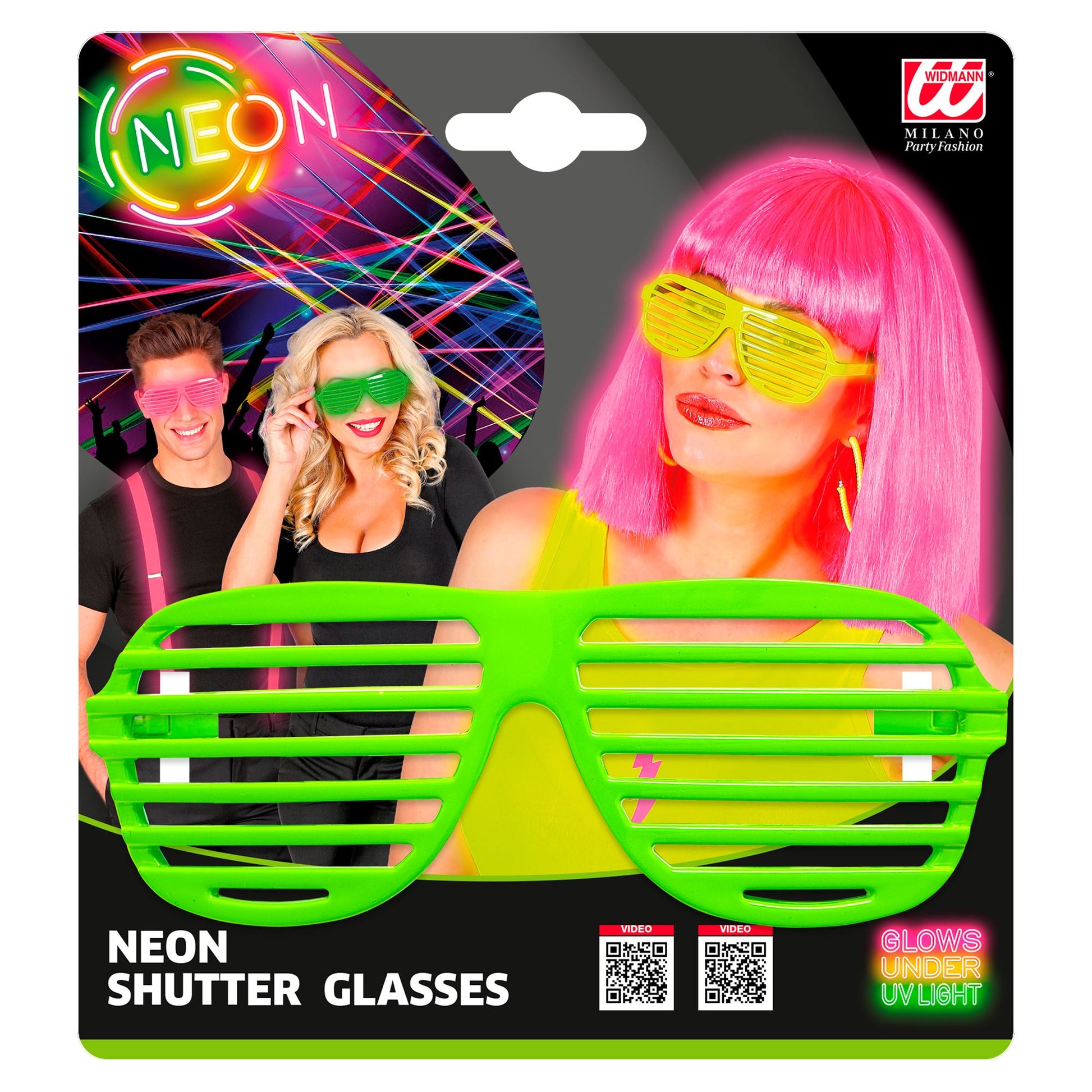 "NEON GRÜNE ATZENBRILLE" – Ansicht 3