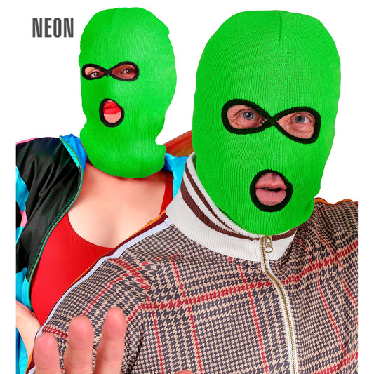 "NEON GRÜNE BALACLAVA MASKE" – Vorderansicht