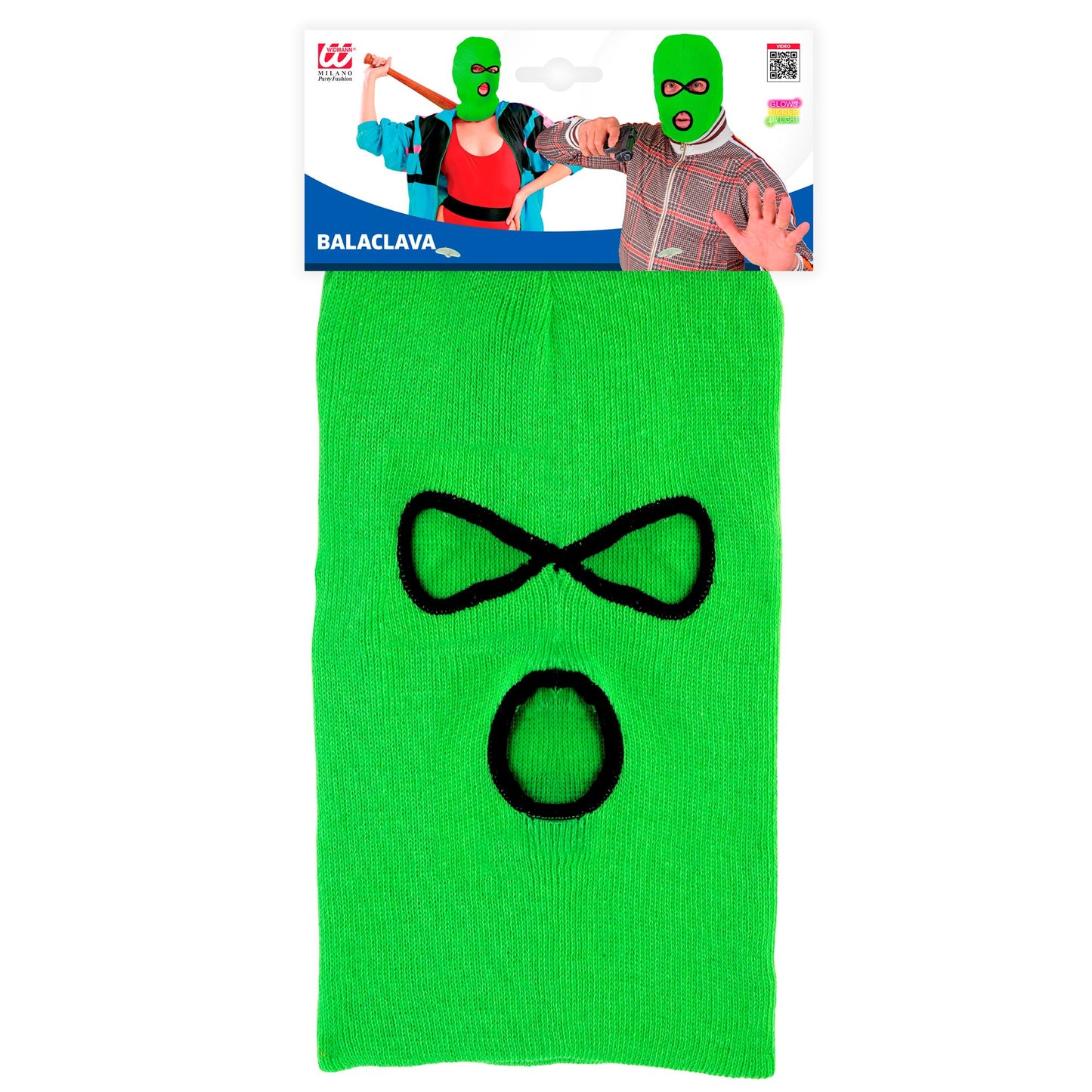 "NEON GRÜNE BALACLAVA MASKE" – Ansicht 3