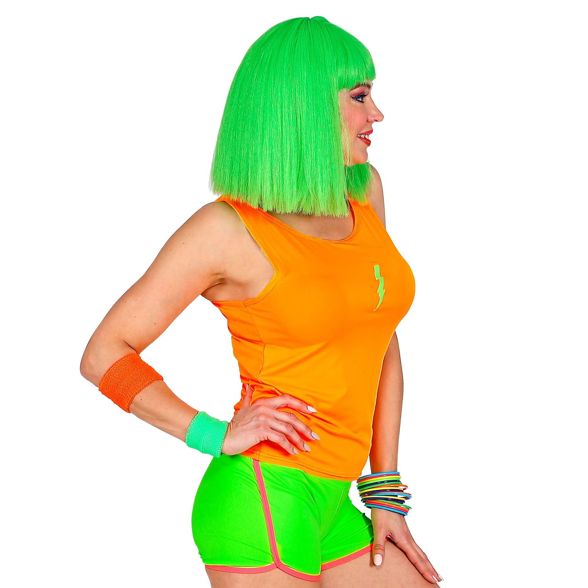 "NEON GRÜNE HOT PANTS" – Ansicht 3