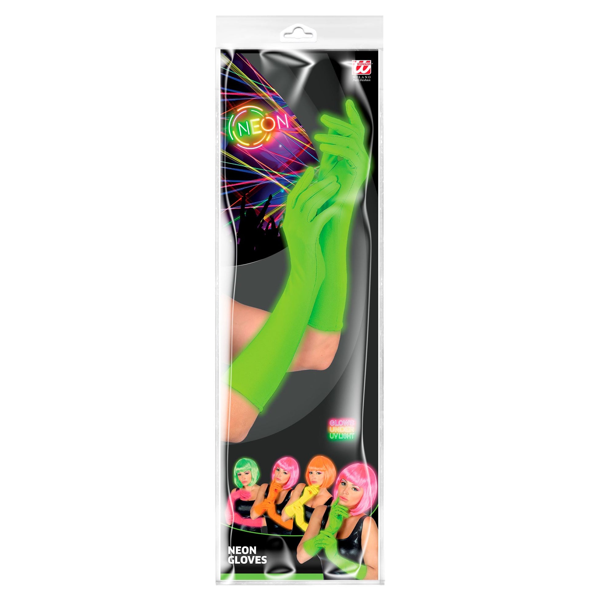 "NEON GRÜNE LANGE HANDSCHUHE" – Ansicht 3