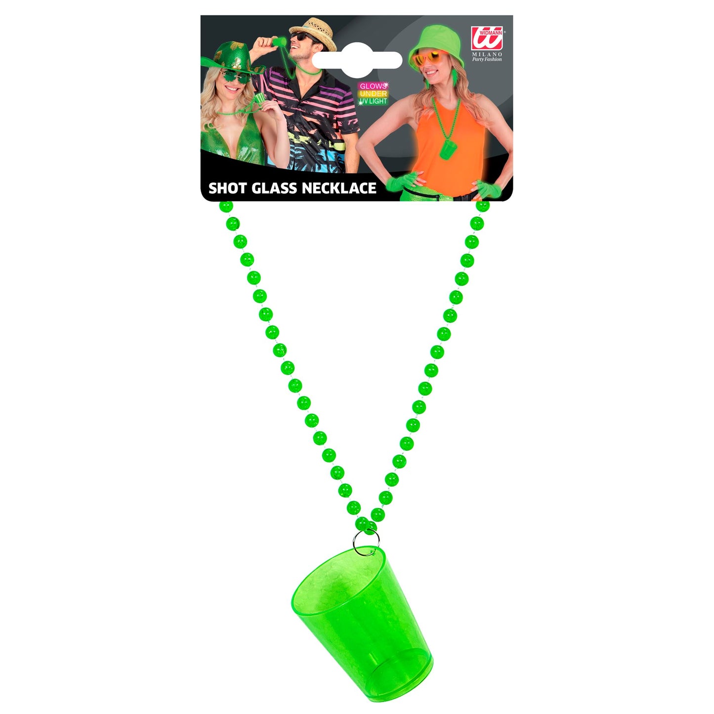 "NEON GRÜNE SCHNAPSGLASKETTE" – Ansicht 3