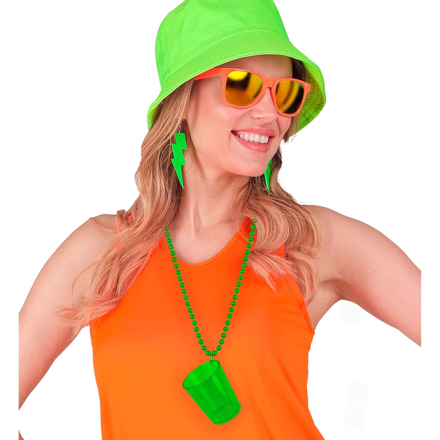 "NEON GRÜNE SCHNAPSGLASKETTE" – Ansicht 4
