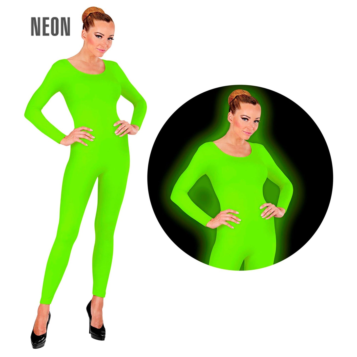 "NEON GRÜNER BODY" – Vorderansicht